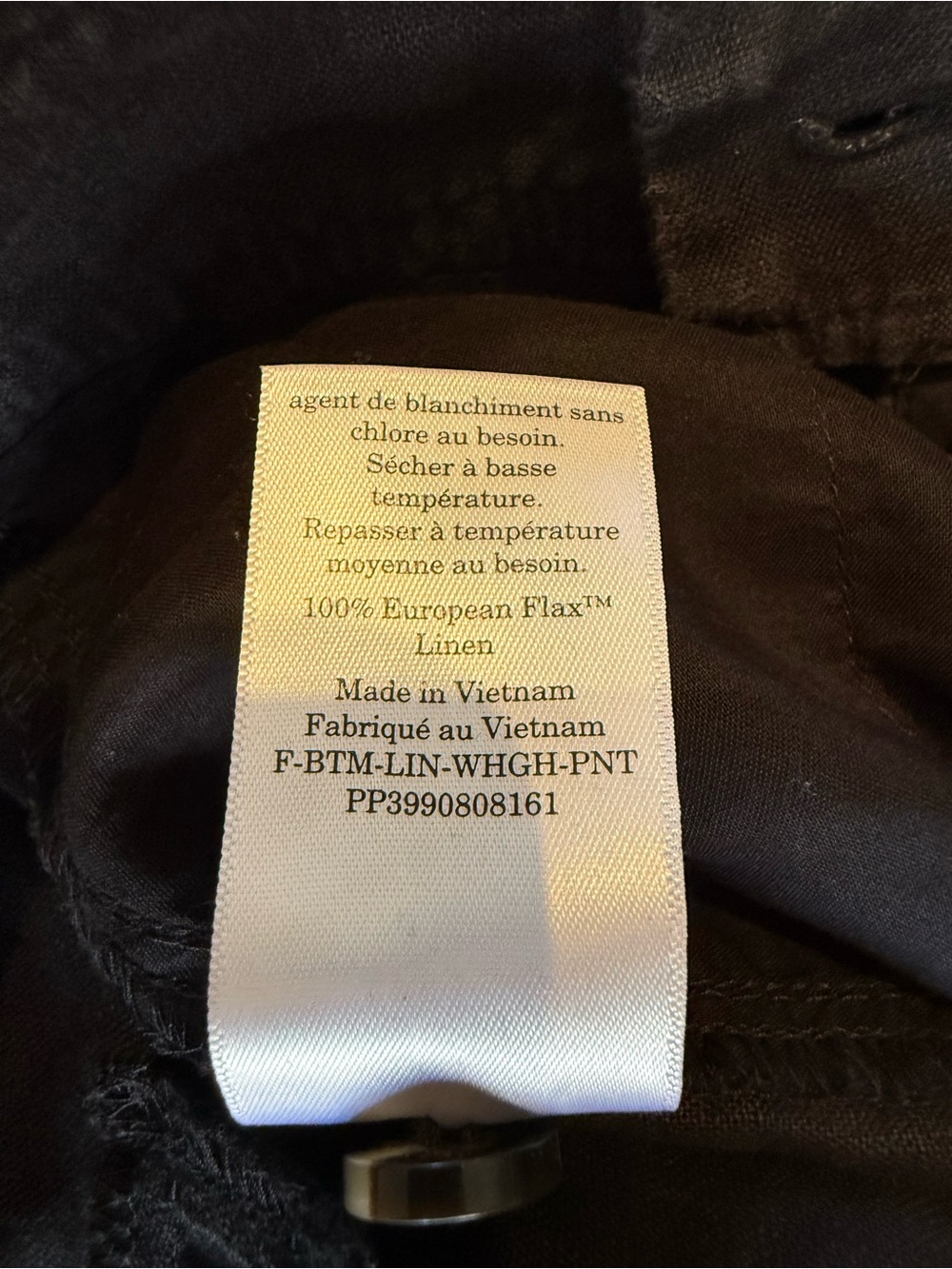Everlane Way High Drape Wide Leg 100% Linen Trousers - Picture 7 of 7